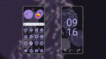 PixPurple EMUI MagicOS Theme ảnh chụp màn hình 1