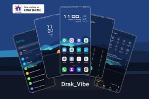 DarkVibe EMUI | MAGIC UI THEME постер