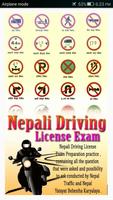 Nepal Driving License Exam Plakat