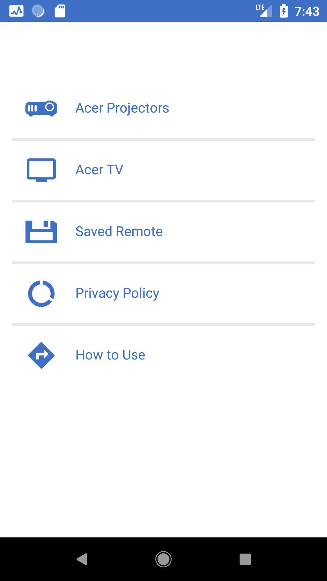 Acer Projector Remote for Android - APK Download