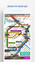 Tokyo Osaka Kyoto Metro Map captura de pantalla 2