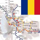 Bucharest Metro Bus Tour Map Zeichen