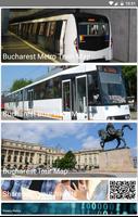 Bucharest Metro Bus Tour Map Affiche