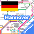 آیکون‌ Hannover Metro Bus Map Offline