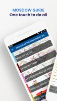 Moscow Metro Tram Travel Guide plakat