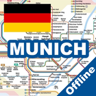 Munich Train Bus Travel Guide アイコン