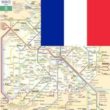 PARIS METRO MAP RATP AIRPORT A