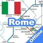 Rome Metro - Map & Route Offli أيقونة
