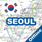 Seoul Metro Map Tourist Guide biểu tượng