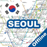 Seoul Metro Map Tourist Guide icône