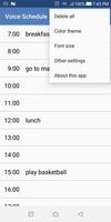 Voice Schedule capture d'écran 2