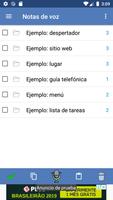 Notas de voz Poster