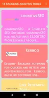 18 BACKLINK ANALYSIS TOOLS Ekran Görüntüsü 3