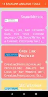 18 BACKLINK ANALYSIS TOOLS Ekran Görüntüsü 5