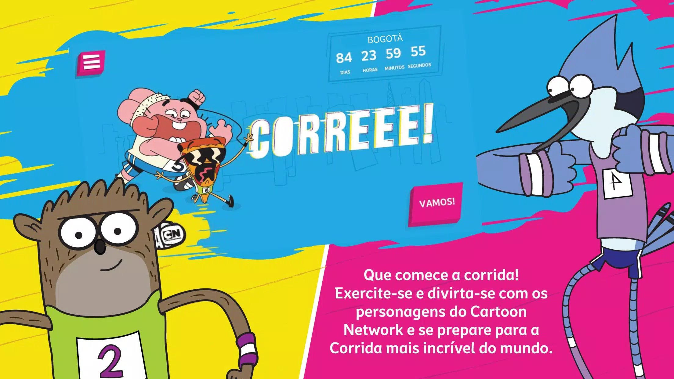 Corrida Cartoon - Jogo