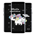 cute kawaii unicorn wallpaper