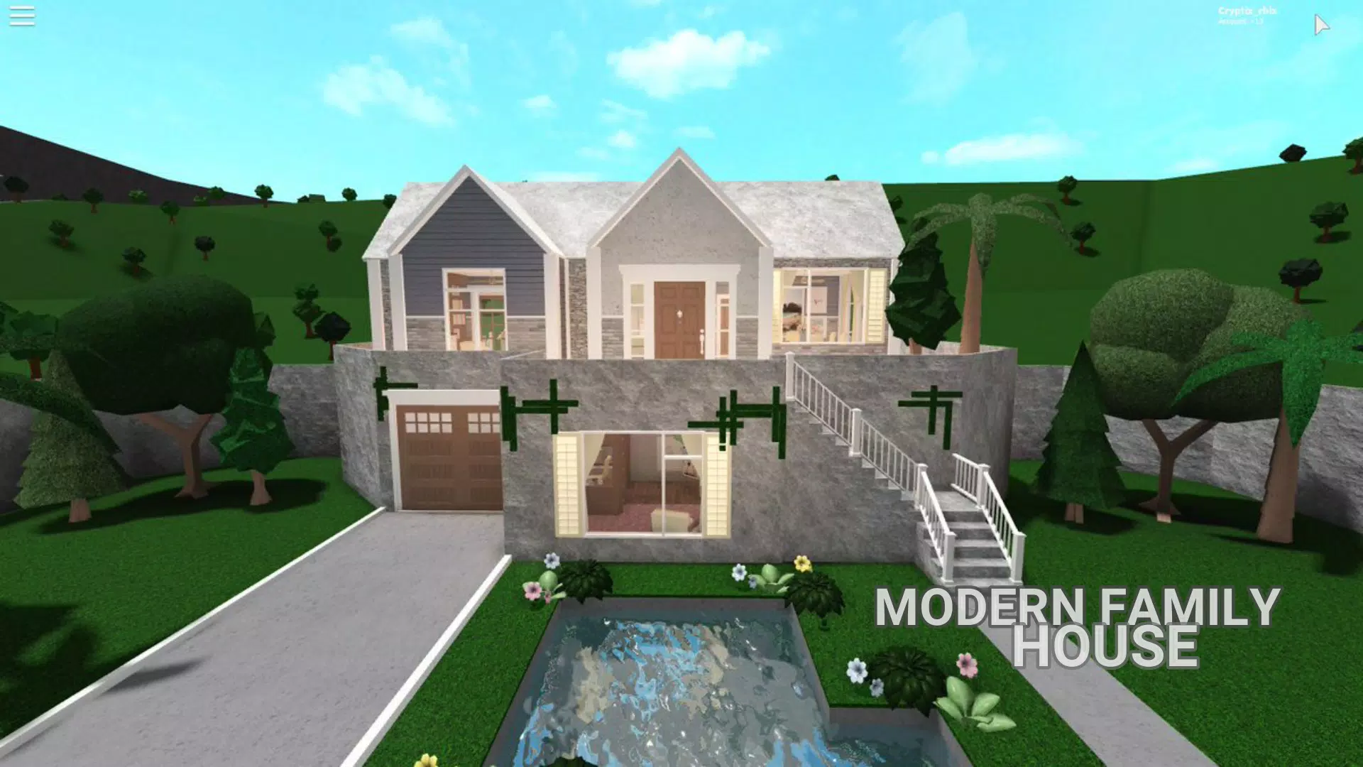 Affordable and modern Bloxburg house