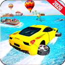 Water Surfer Beach Car Floating Race: Car Games APK
