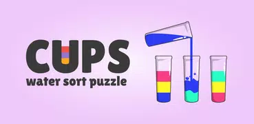 Cups Color ・ 水選別パズルゲーム