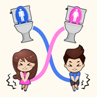 Toilet Rush: Draw To Pee ไอคอน