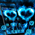 ”Blue Fire Heart Theme
