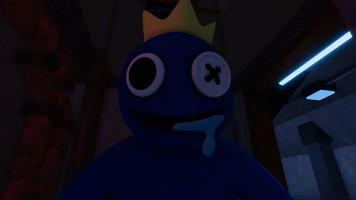 Scary Rainbow Mod blue Monster screenshot 2