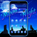 Blue Moon Night Theme APK