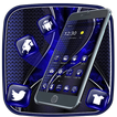 ”Dark blue leather theme