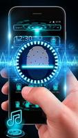 Scanner fingerprint theme poster