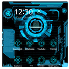 Blue Science Technology Theme أيقونة