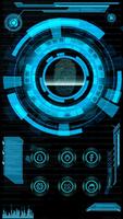 Blue Science Technology Theme تصوير الشاشة 1