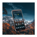 Blue Nature Mountain Theme APK