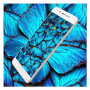 Thème papillon motif bleu APK
