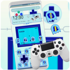 Blue Video Free Game Theme ícone