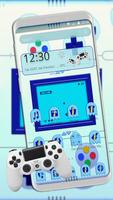 Blue Video Free Game Theme Cartaz