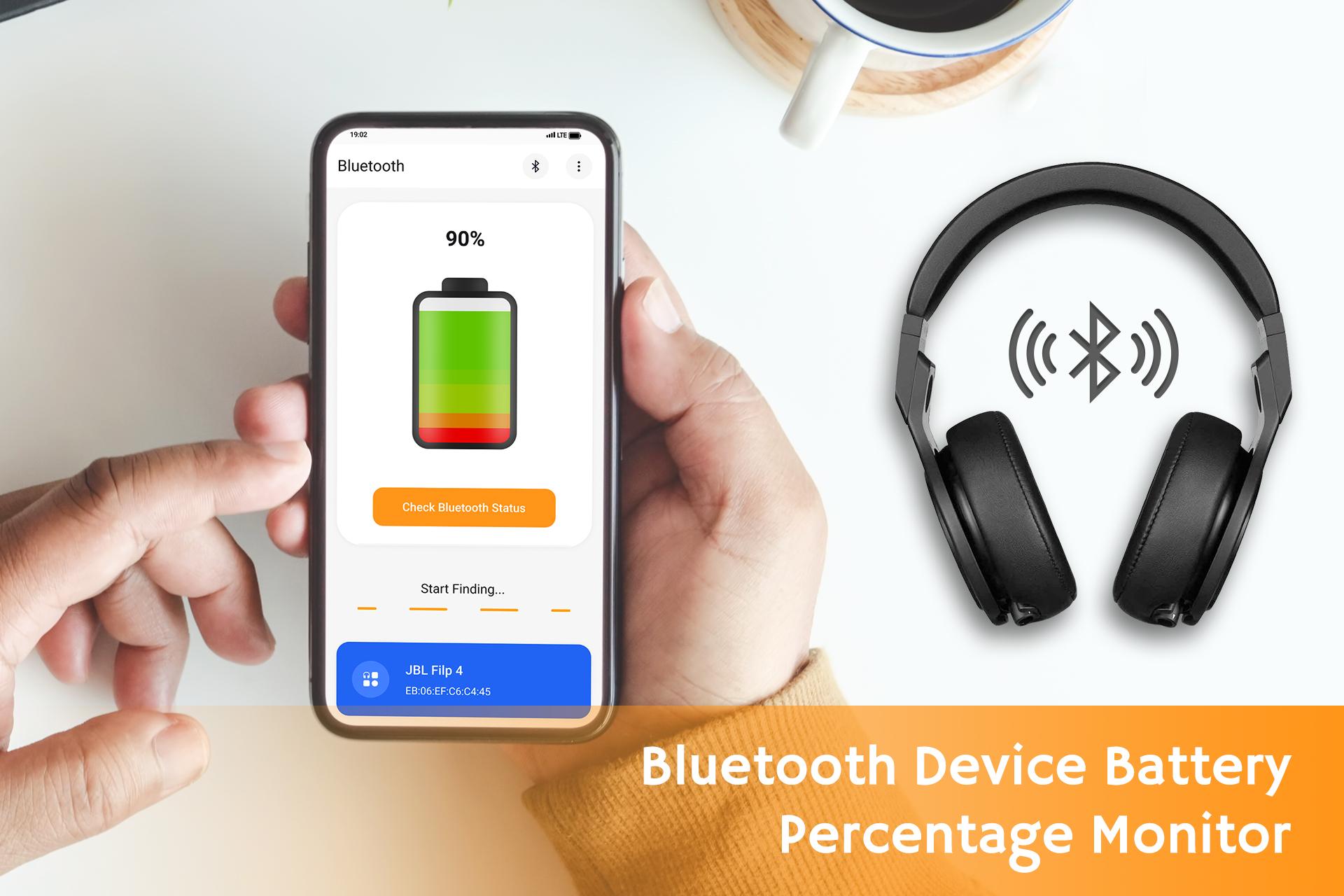Bluetooth Device Battery Percentage Monitor pour Android - Téléchargez l'APK