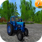 Bleu Tractor - Farming Simulator Toy 3D icon