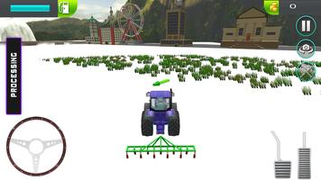 Bleu Tractor - Farming Simulator Toy 3D اسکرین شاٹ 1