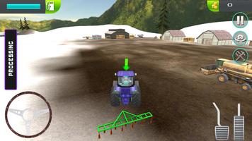 Bleu Tractor - Farming Simulator Toy 3D اسکرین شاٹ 2