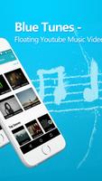 برنامه‌نما Blue Tunes - Floating Youtube Music Video Player عکس از صفحه