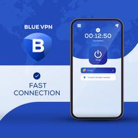 Blue VPN - فیلتر شکن آمریکایی Affiche