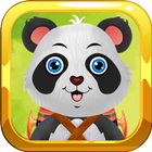Slow Down Panda: Flying Fast Tap Quest icône