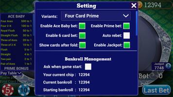 Poker Four Card capture d'écran 3
