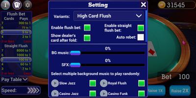 High Card Flush capture d'écran 2