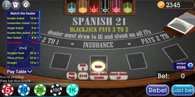 Spanish Blackjack 21 Affiche