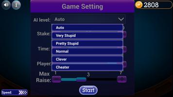 Texas Holdem Poker - Offline imagem de tela 2
