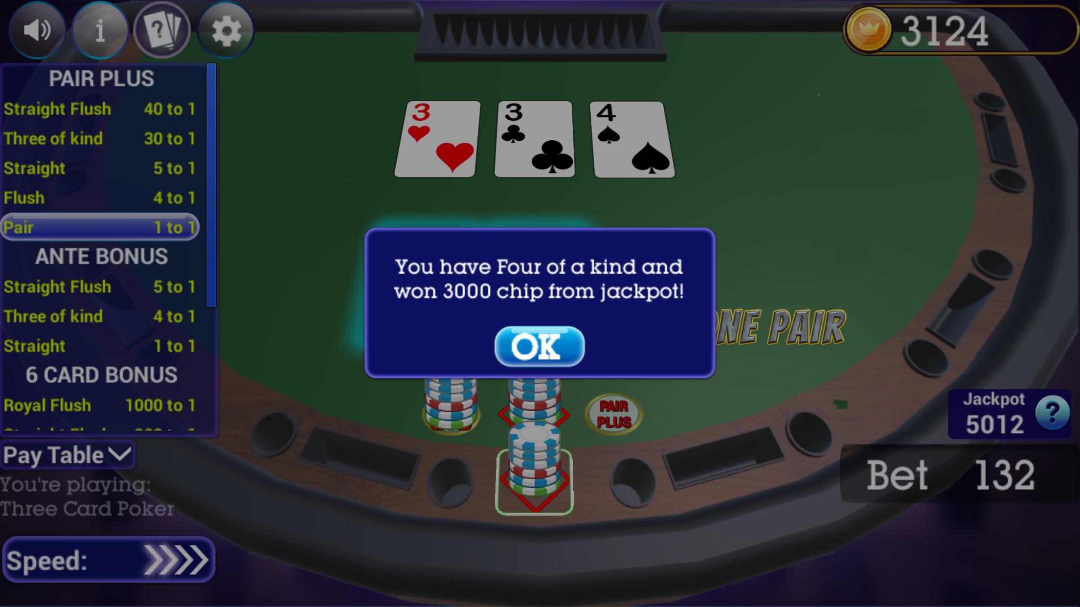 Casino World 3 Card Poker