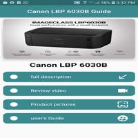 Canon LBP 6030B printer help Affiche
