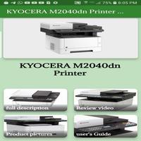 Kyocera M2040dn Printer help Affiche