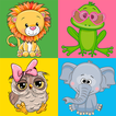 ”Funny Animals Memory Game